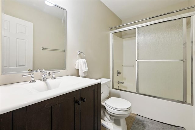 1925 Casa Calvo St, New Orleans, LA 70114 - full bath with toilet, vanity, and bath / shower combo with glass door