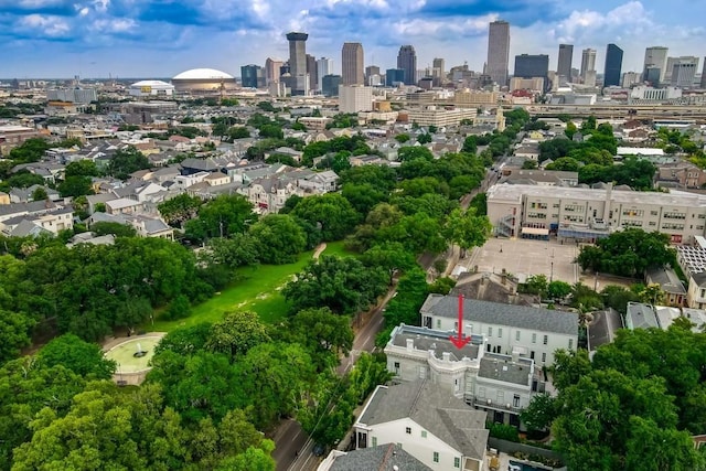 1456 Camp St, New Orleans, LA 70130 - drone / aerial view of city skyline