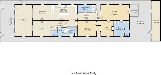 155 Alix St, New Orleans, LA 70114 - floor plan / room layout