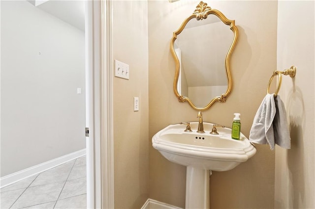 4908 Avron Blvd, Metairie, LA 70006 - bathroom featuring tile patterned flooring and baseboards