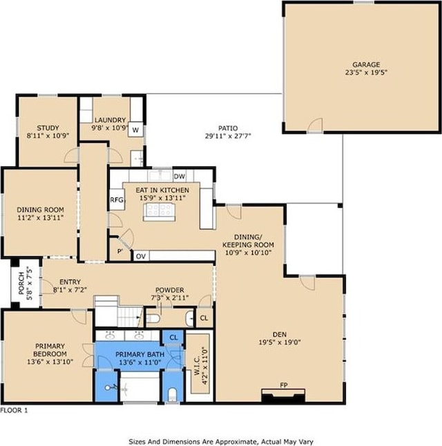 4908 Avron Blvd, Metairie, LA 70006 - floor plan / room layout