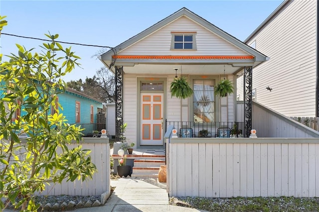 2720 New Orleans St, New Orleans, LA 70119 - view of front facade featuring covered porch