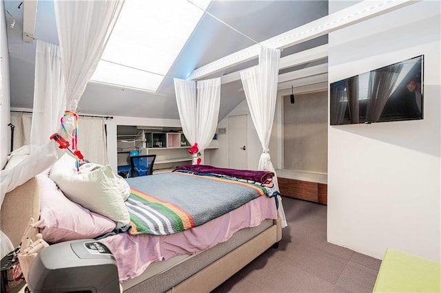 1260 Esplanade Ave Unit 2, New Orleans, LA 70119 - bedroom featuring vaulted ceiling
