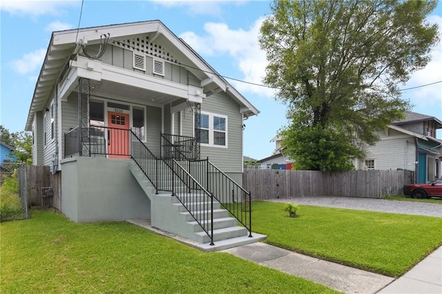 3225 Milan St, New Orleans, LA 70125 - view of front facade with stairs and covered porch