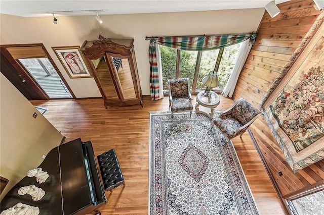 101 Lefleur Dr, Slidell, LA 70460 - living room with wood finished floors and track lighting