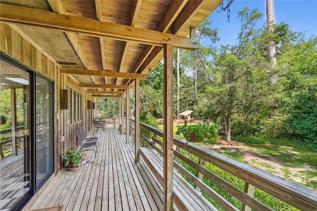 101 Lefleur Dr, Slidell, LA 70460 - view of wooden terrace
