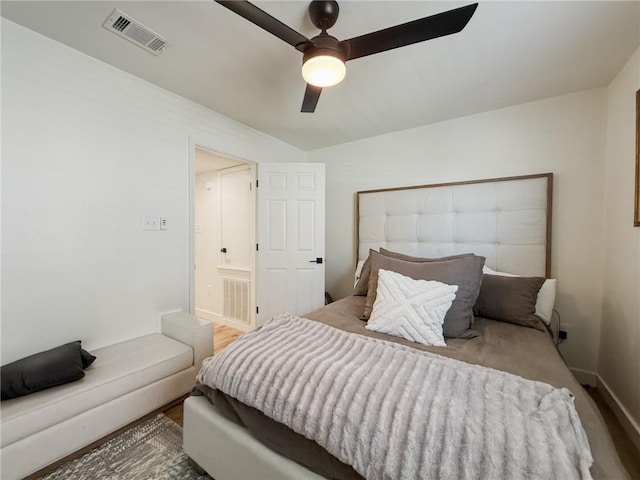 616 Marina Dr, Slidell, LA 70458 - bedroom with baseboards and ceiling fan
