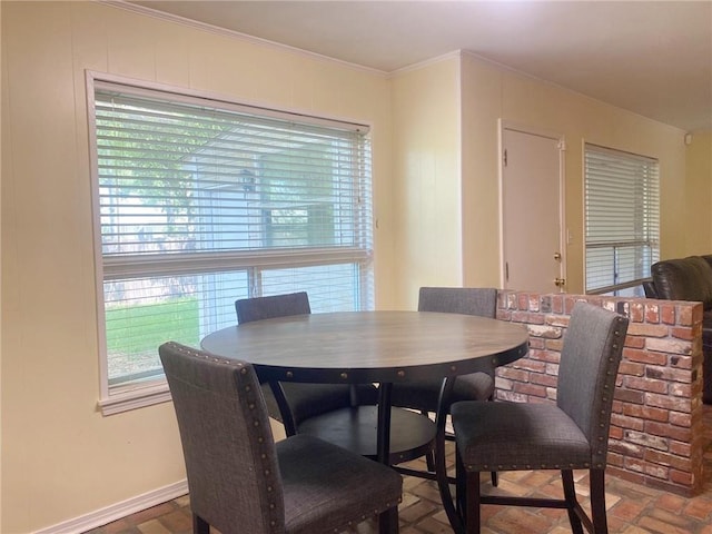 106 Matthews Dr, Slidell, LA 70458 - dining space with crown molding and baseboards