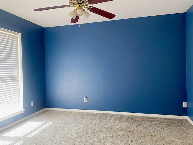 106 Matthews Dr, Slidell, LA 70458 - carpeted spare room with a ceiling fan and baseboards