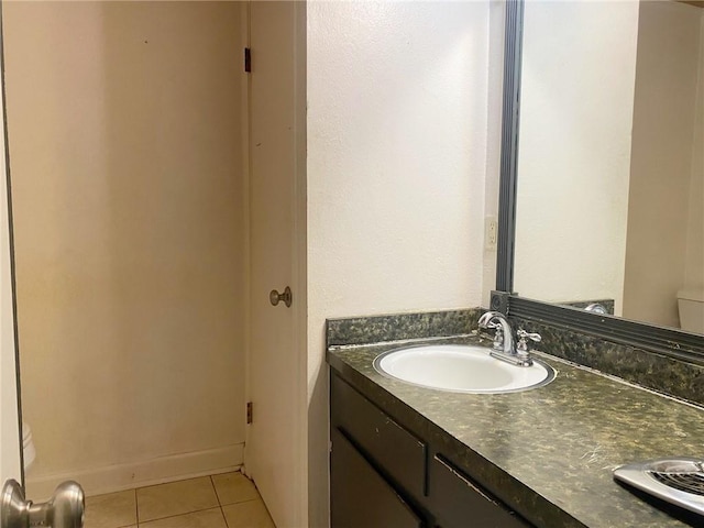 106 Matthews Dr, Slidell, LA 70458 - bathroom featuring toilet, tile patterned floors, and double vanity