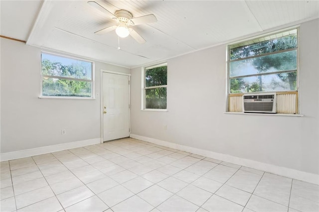 106 Matthews Dr, Slidell, LA 70458 - empty room featuring ceiling fan and cooling unit