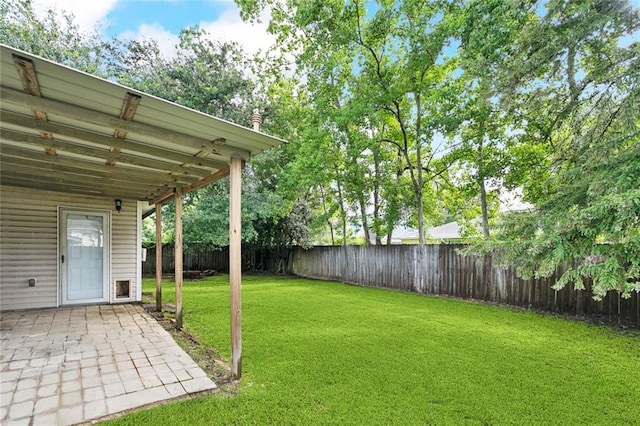 106 Matthews Dr, Slidell, LA 70458 - fenced backyard featuring a patio