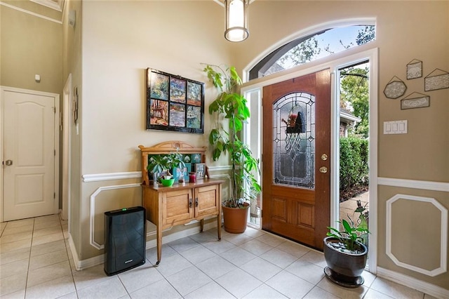 219 Bamboo Dr, Covington, LA 70433 - entryway with light tile patterned flooring