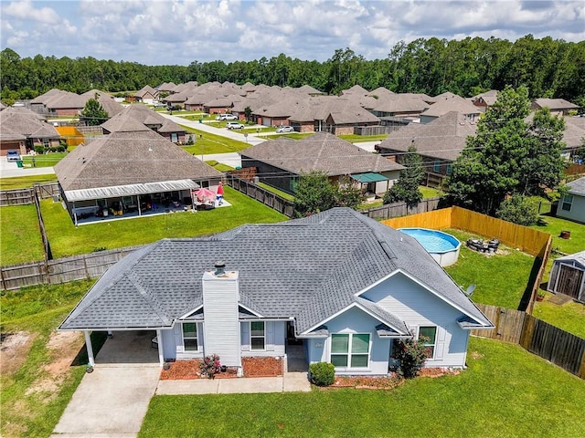 212 W Field Ct, Mandeville, LA 70471 - aerial perspective of suburban area