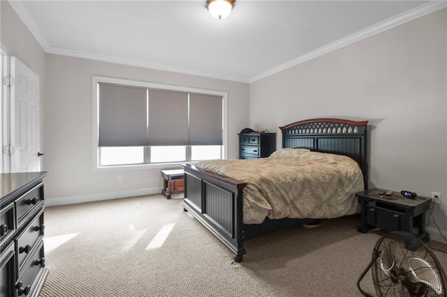 2634 Privateer Blvd, Barataria, LA 70036 - bedroom with crown molding and light carpet