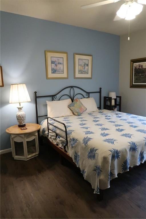 350 Emerald Forest Blvd Unit 17103, Covington, LA 70433 - bedroom with wood finished floors and ceiling fan