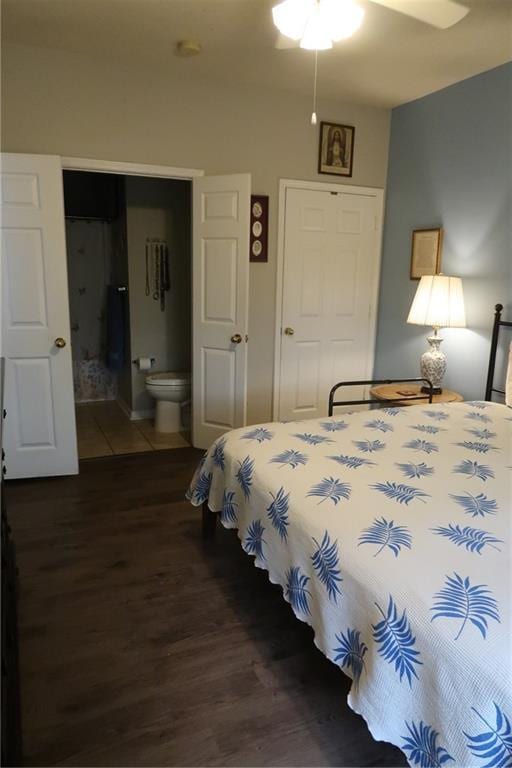 350 Emerald Forest Blvd Unit 17103, Covington, LA 70433 - bedroom with wood finished floors and connected bathroom