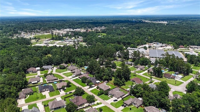 232 Old Mill Loop, Pearl River, LA 70452 - aerial view of property's location featuring a heavily wooded area and nearby suburban area
