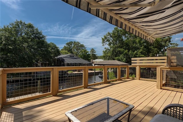 3113 Bayou View Pl, Slidell, LA 70458 - view of deck