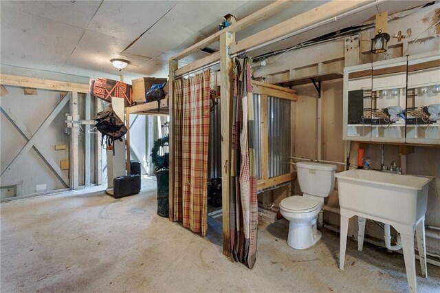 3113 Bayou View Pl, Slidell, LA 70458 - view of unfinished basement
