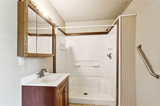 1928 Barbara Dr, Slidell, LA 70458 - bathroom featuring a shower and vanity