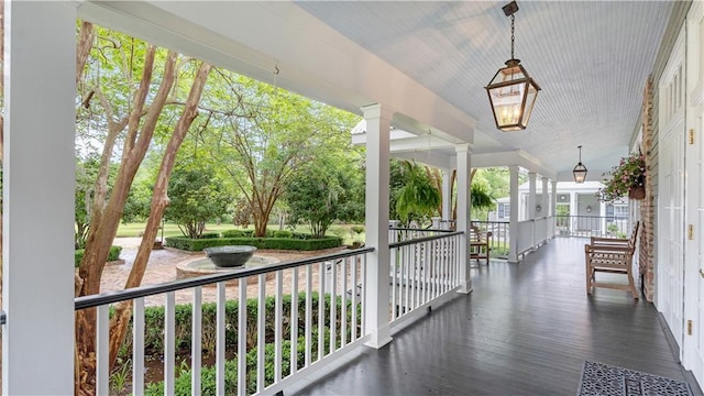 20263 Brunning Rd, Covington, LA 70435 - view of wooden porch