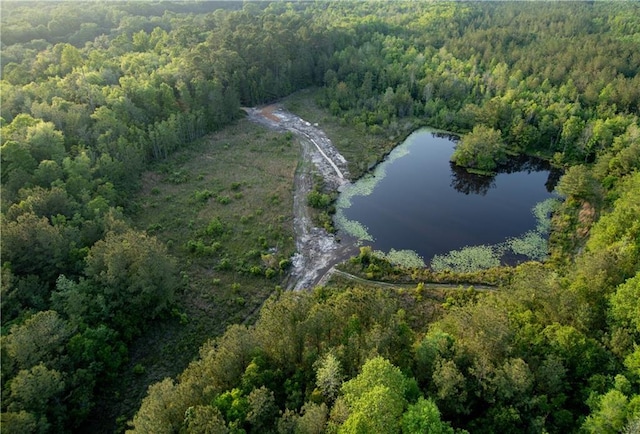 20263 Brunning Rd, Covington, LA 70435 - aerial overview of property's location with a heavily wooded area and a large body of water