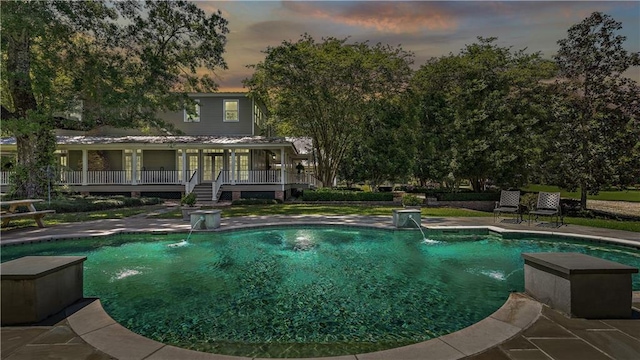 20263 Brunning Rd, Covington, LA 70435 - view of swimming pool
