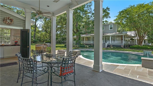 20263 Brunning Rd, Covington, LA 70435 - view of sunroom