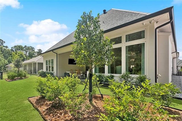 516 N Corniche Du Lac, Covington, LA 70433 - rear view of house with stucco siding and roof with shingles