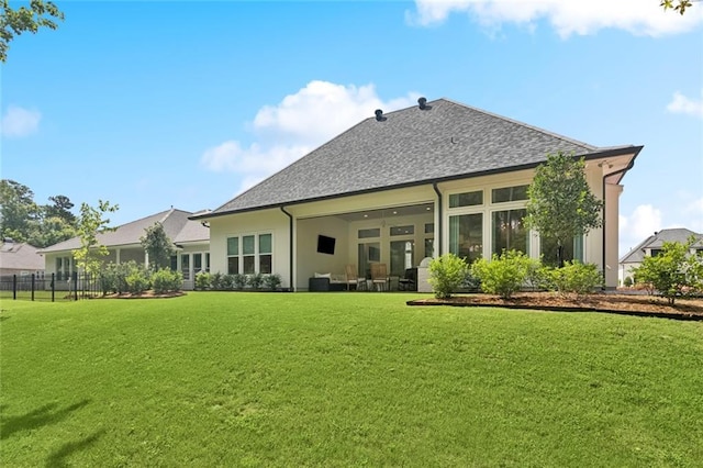 516 N Corniche Du Lac, Covington, LA 70433 - rear view of house featuring a shingled roof