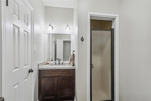 240 Silver Maple Dr, Mandeville, LA 70471 - full bathroom with a shower stall and vanity
