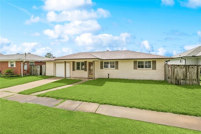2716 Volpe Dr, Chalmette, LA 70043 - ranch-style house featuring driveway, an attached garage, and brick siding