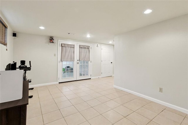 2716 Volpe Dr, Chalmette, LA 70043 - unfurnished room with recessed lighting, baseboards, and light tile patterned floors