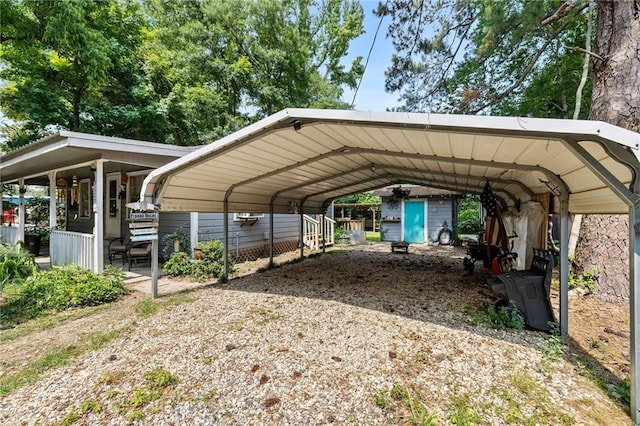 72272 Gurtner Dr, Abita Springs, LA 70420 - view of parking / parking lot with a detached carport
