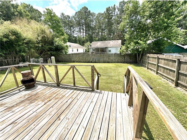 1438 Jasmine St, Mandeville, LA 70448 - wooden deck featuring view of scattered trees