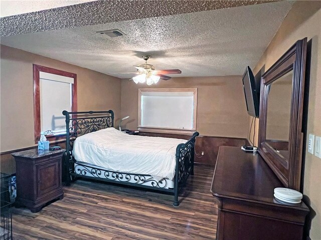 1912 Bullard Ave, Metairie, LA 70003 - office space with wooden walls, wood finished floors, a textured ceiling, and ceiling fan