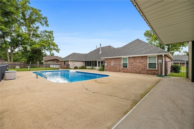 18332 Honeysuckle Dr, Ponchatoula, LA 70454 - view of pool with a patio and a fenced backyard