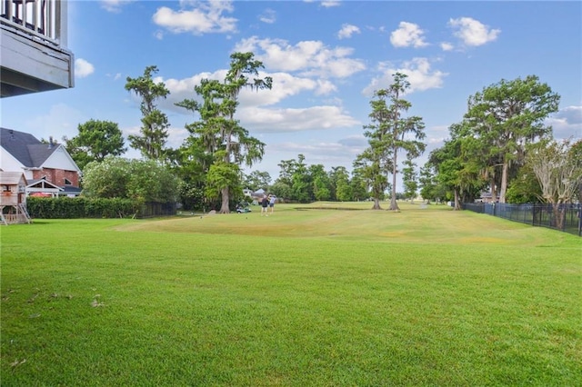 91 Rosedown Dr, Destrehan, LA 70047 - view of yard featuring golf course view