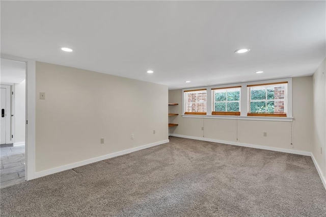 324 Fairway Dr, New Orleans, LA 70124 - empty room with carpet flooring, recessed lighting, and baseboards