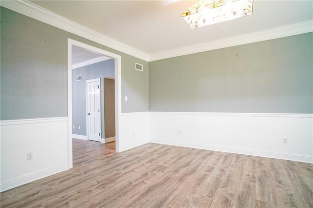 115 Devereux Dr, Slidell, LA 70461 - unfurnished room featuring wood finished floors, ornamental molding, and baseboards