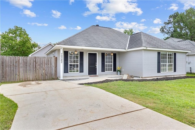 70382 10th St, Covington, LA 70433 - view of front of property with a porch and roof with shingles