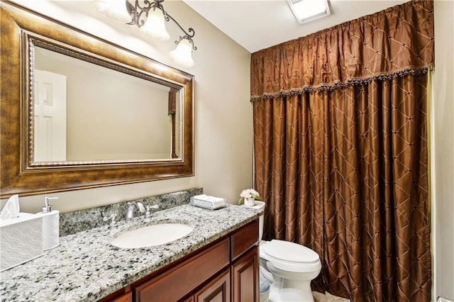 209 Partridge Rd, Slidell, LA 70461 - bathroom featuring vanity and toilet