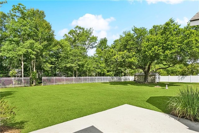 209 Partridge Rd, Slidell, LA 70461 - view of yard featuring a patio area