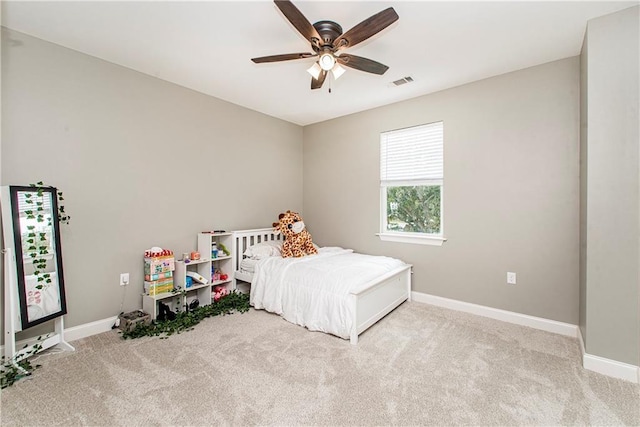 5 Leeward Ct, New Orleans, LA 70131 - carpeted bedroom featuring baseboards and ceiling fan