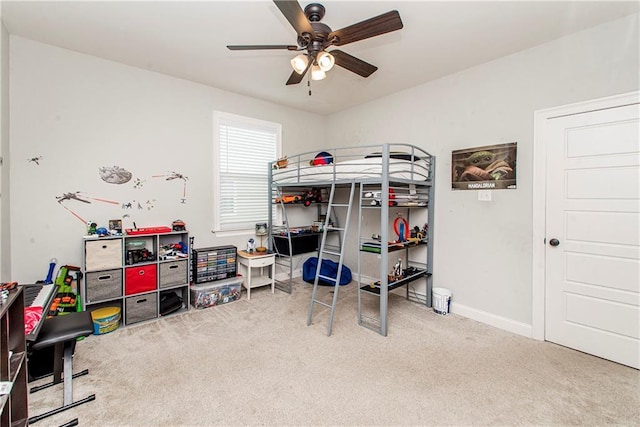 5 Leeward Ct, New Orleans, LA 70131 - bedroom featuring carpet flooring and a ceiling fan