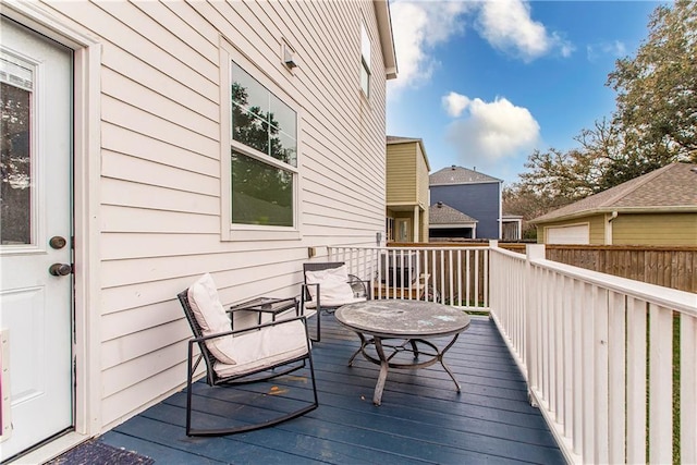 5 Leeward Ct, New Orleans, LA 70131 - view of wooden deck