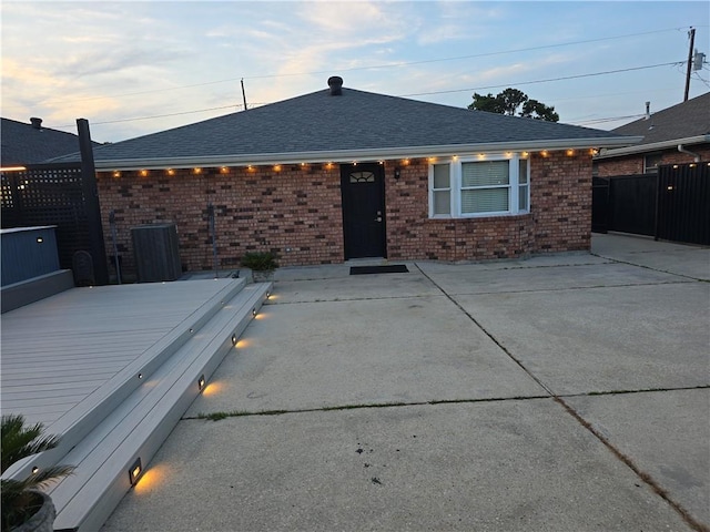 4616 Kawanee Ave, Metairie, LA 70006 - back of property featuring brick siding and roof with shingles