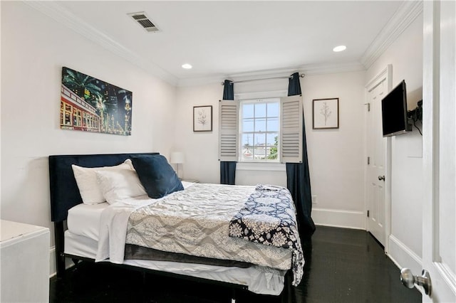 1030 Kerlerec St Unit 4, New Orleans, LA 70116 - bedroom featuring recessed lighting, baseboards, and crown molding