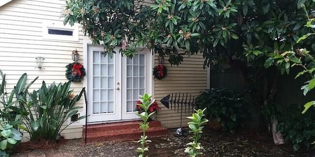 1510 Camp St, New Orleans, LA 70130 - view of exterior entry with french doors